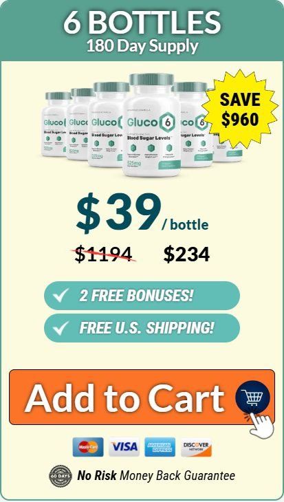 Gluco6 Buy 6 Bottle